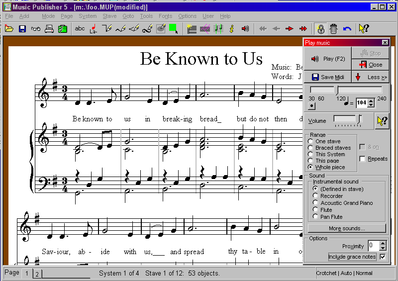 Music Publisher Screenshot
